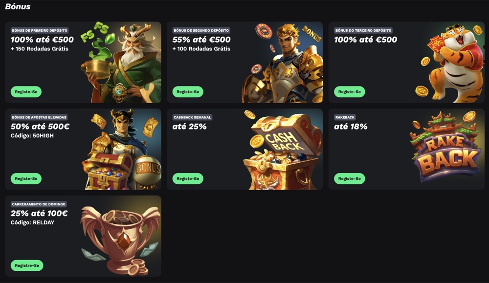 Página de promoções
